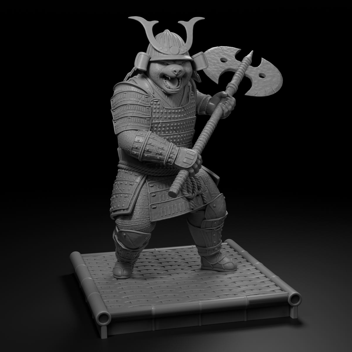 Legendary Panda Khan (1:10 Scale Resin) Physical Model Garage Kit