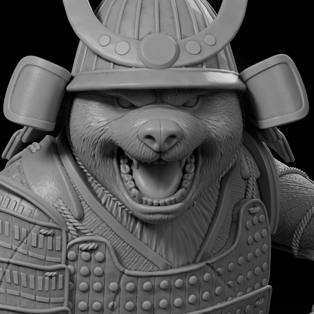 Legendary Panda Khan (1:10 Scale Resin) Physical Model Garage Kit