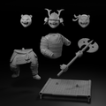 Legendary Panda Khan (1:10 Scale Resin) Physical Model Garage Kit