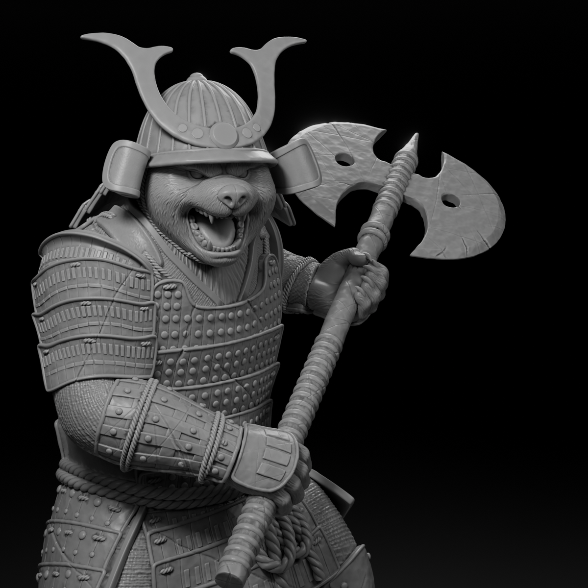 Legendary Panda Khan (1:10 Scale Resin) Physical Model Garage Kit
