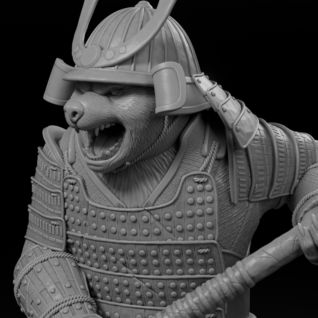 Legendary Panda Khan (1:10 Scale Resin) Physical Model Garage Kit