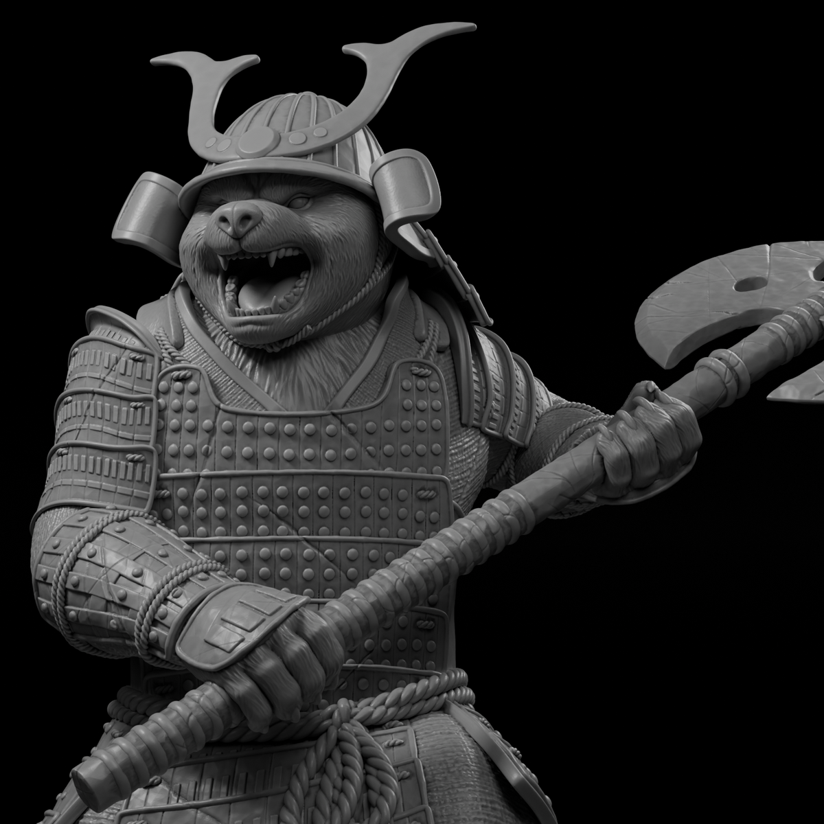 Legendary Panda Khan (1:10 Scale Resin) Physical Model Garage Kit
