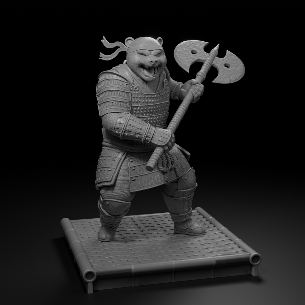 Legendary Panda Khan (1:10 Scale Resin) Physical Model Garage Kit