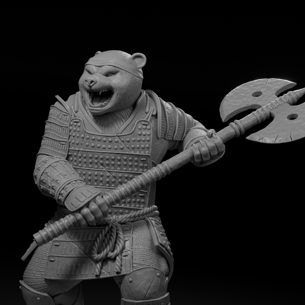 Legendary Panda Khan (1:10 Scale Resin) Physical Model Garage Kit