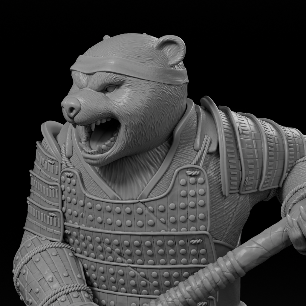 Legendary Panda Khan (1:10 Scale Resin) Physical Model Garage Kit