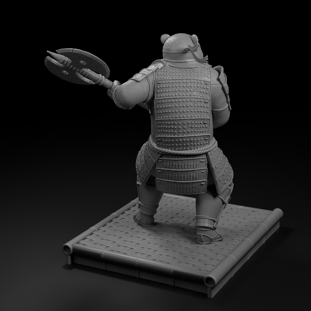 Legendary Panda Khan (1:10 Scale Resin) Physical Model Garage Kit